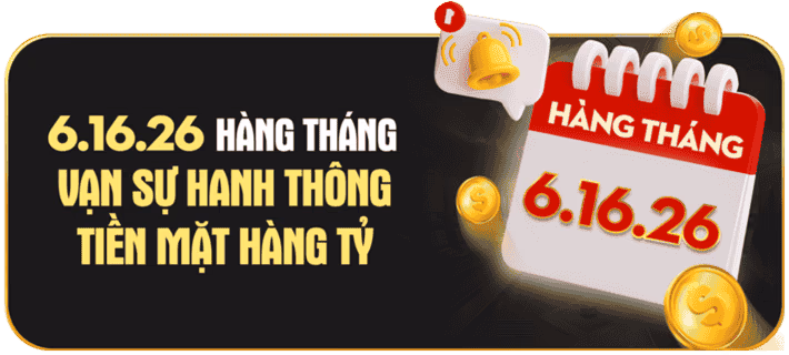 Hình ảnh các biểu tượng khuyến mãi và ưu đãi, thể hiện thông tin cập nhật về các chương trình khuyến mãi hàng tháng của MCW67.