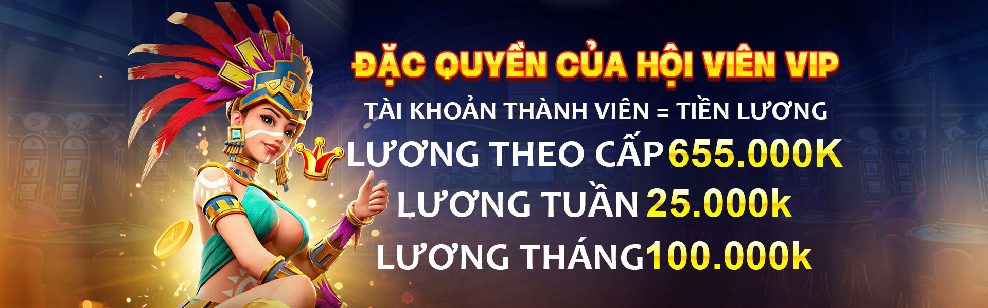 Ưu đãi và tiền thưởng độc quyền cho thành viên VIP mcw67