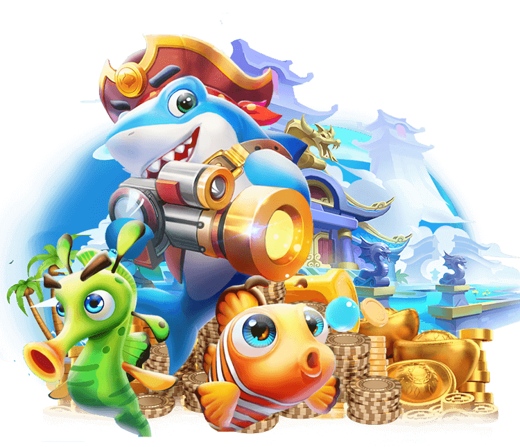 Giao diện game Bắn Cá Vua Biển (Ocean King) tại MCW67 với các loại cá lớn, boss rồng và hiệu ứng súng đạn mạnh mẽ.